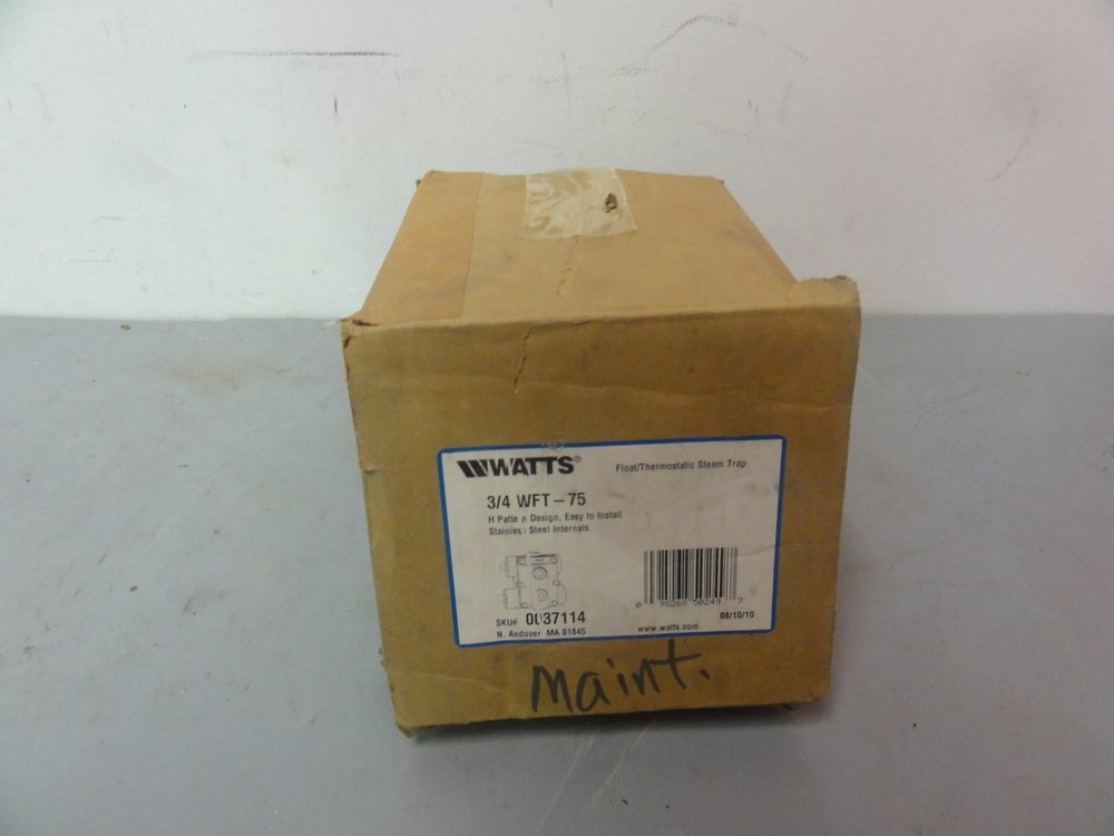Watts Regulator WFT 3/4" New (Open Box)