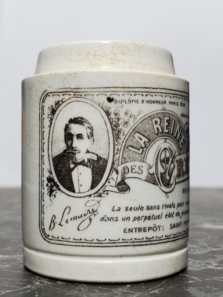 Pre-1900s Antique jar «LA REINE REMES»