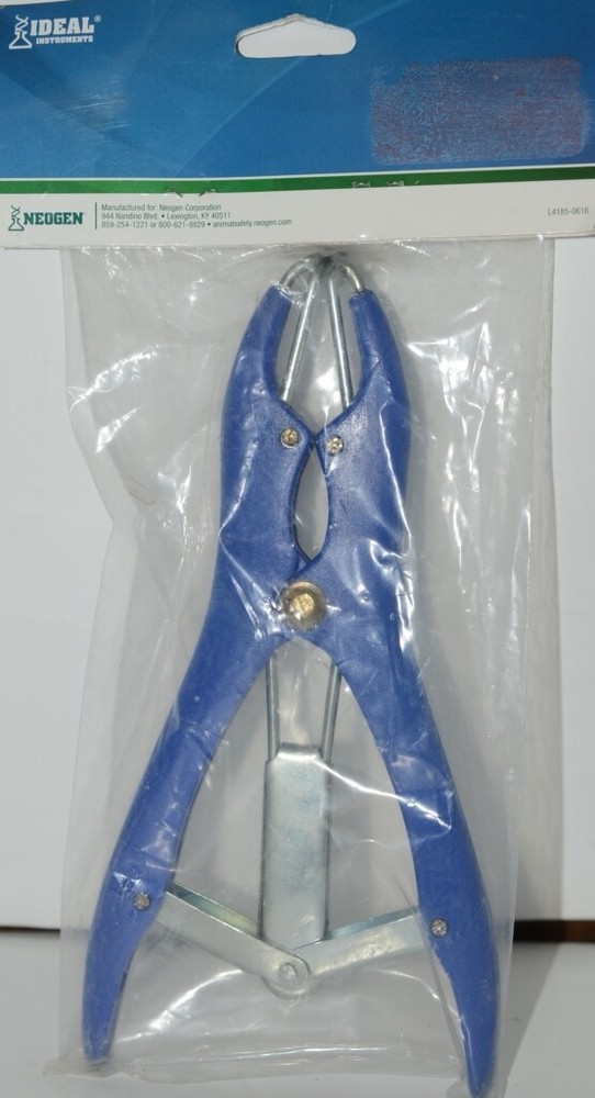 Ideal Instruments Neogen 2008 Band Castrator Blue Plastic Metal Pkg 1