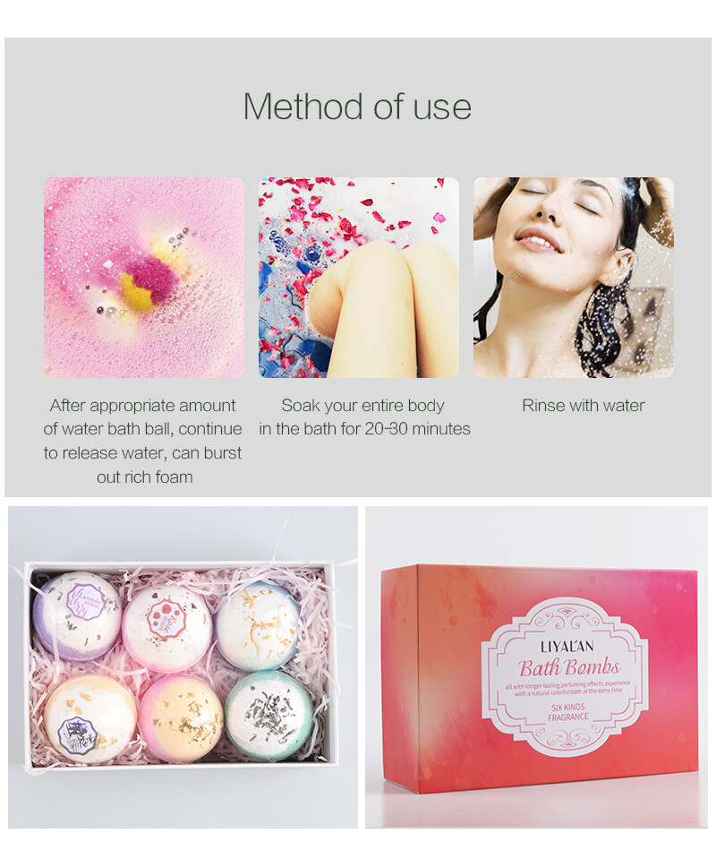Bath Bombs, Natural Relaxing Moisturize Gifts Sets Bubble