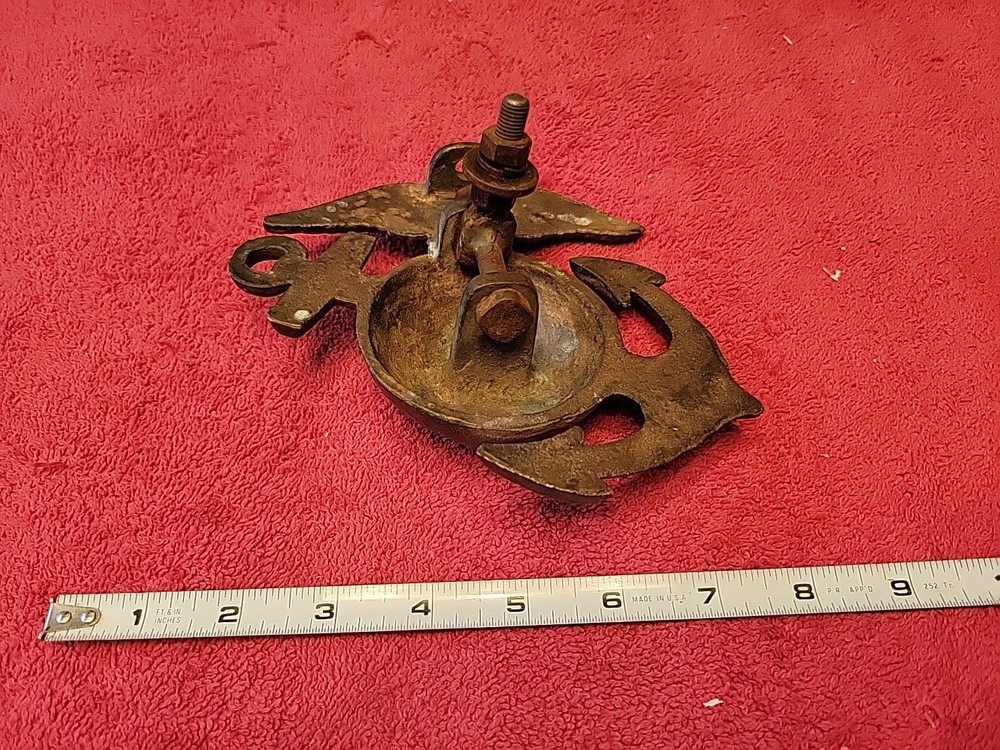 US MARINE CORPS BRASS GLOBE EAGLE ANCHOR