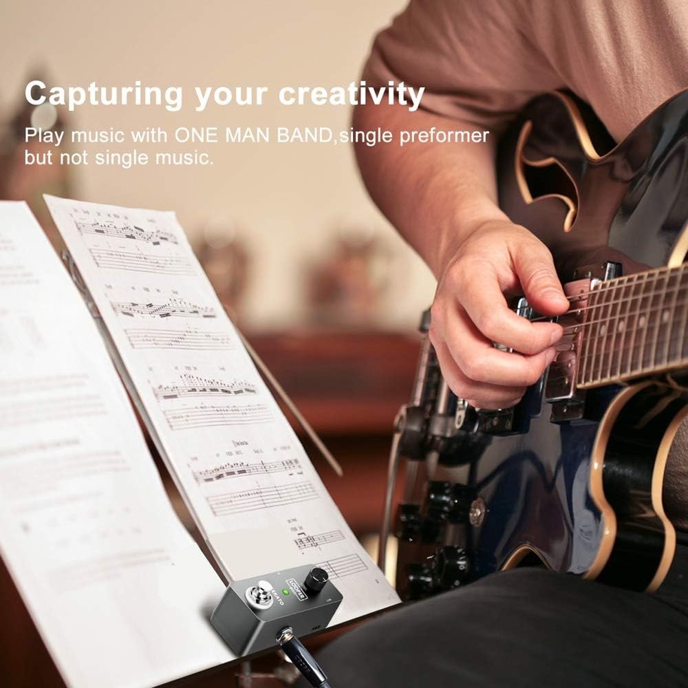 Intuitive Guitar Loop Pedal - Single-Knob Operation