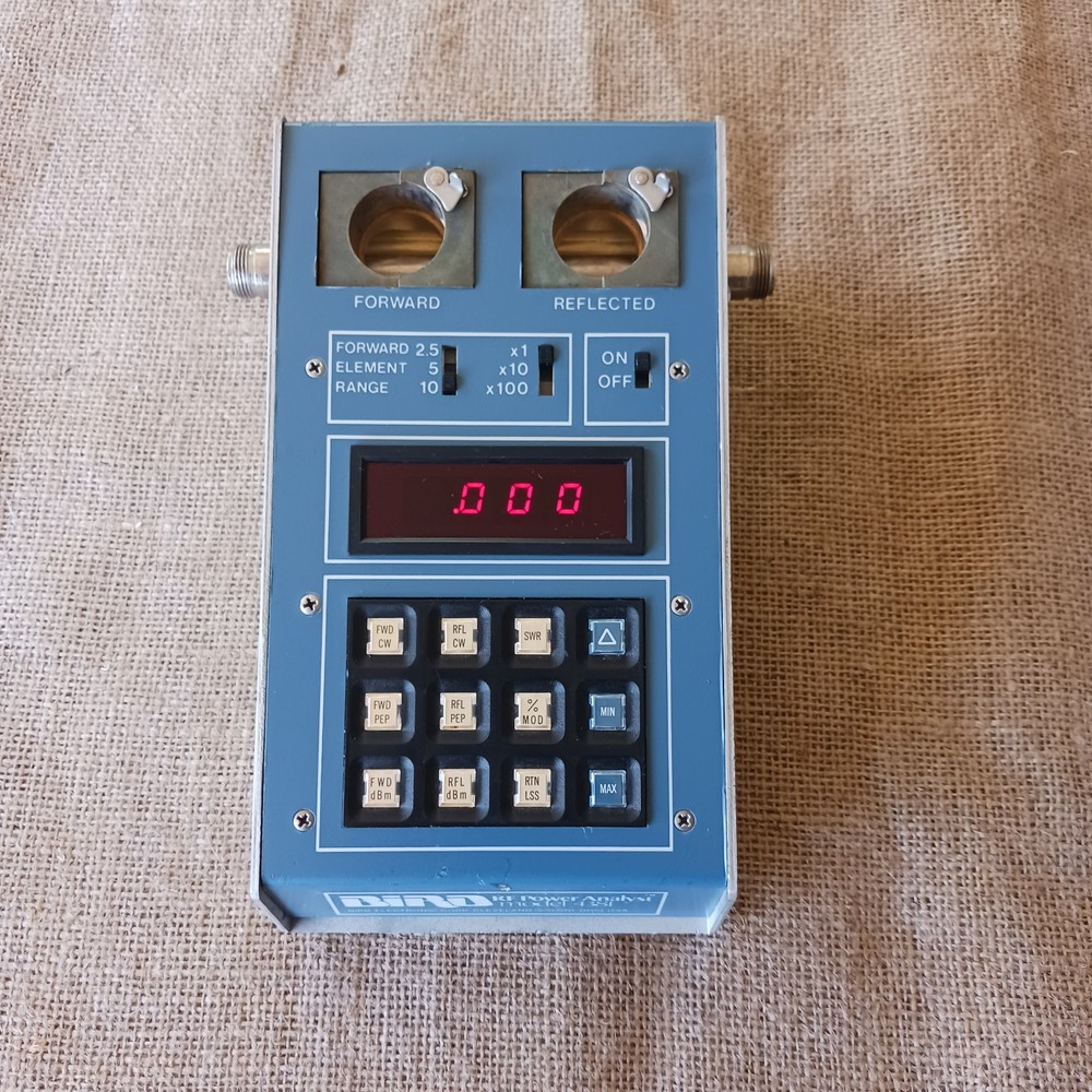 Bird Thruline Wattmeter "Power Analyst", model 4381, some testing - read update