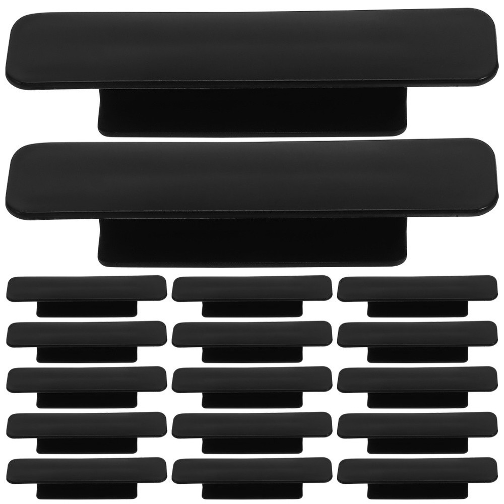 20 Pcs Self Adhesive Pulls Stick on Handles for Cabinets Drawer Puller