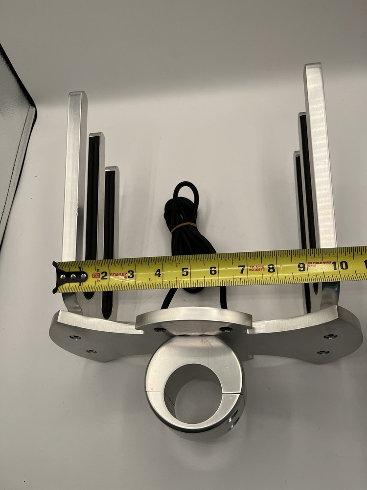 Universal Wakeboard Tower Rack Polished Aluminum