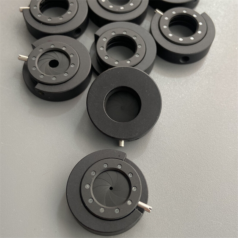Adjustable Mechanical Iris Aperture 1-12mm Microscope Camera Module M4 thread