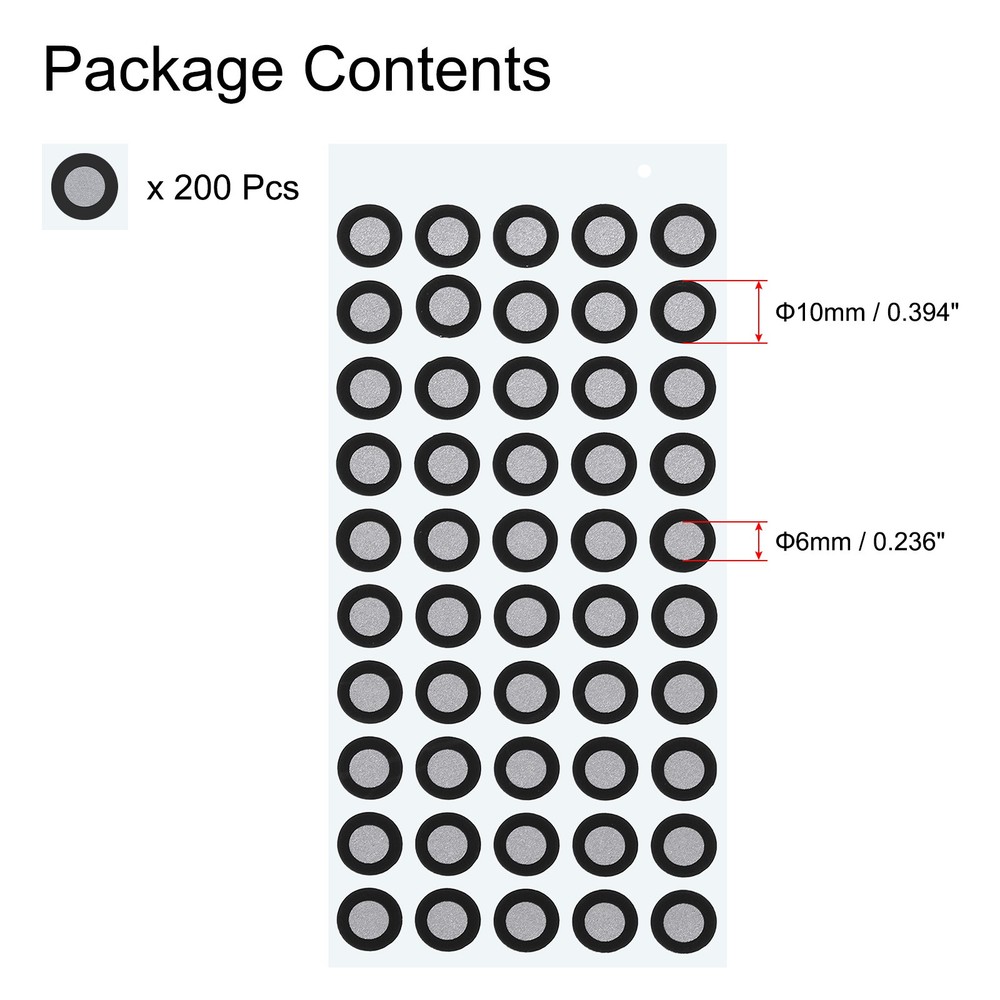 200Pcs 3D Scanner Markers 6mm for 3D Scanner, 3D Tracking Dots