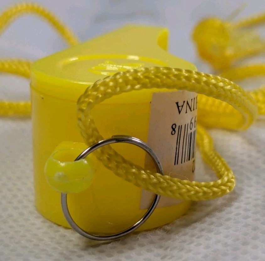 Yellow Plastic Whistle Ok