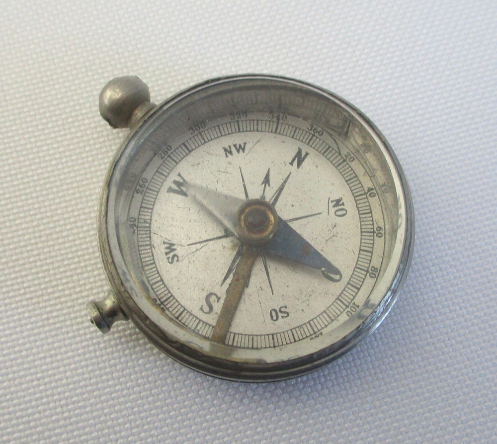 Vintage Compass Bevel Glass Cover