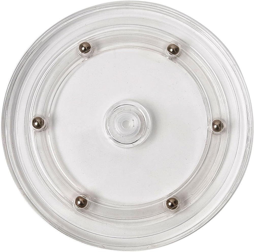 4 inch Small Lazy Susan Turntable Acrylic Ball Bearing Rotating Tray for Spice