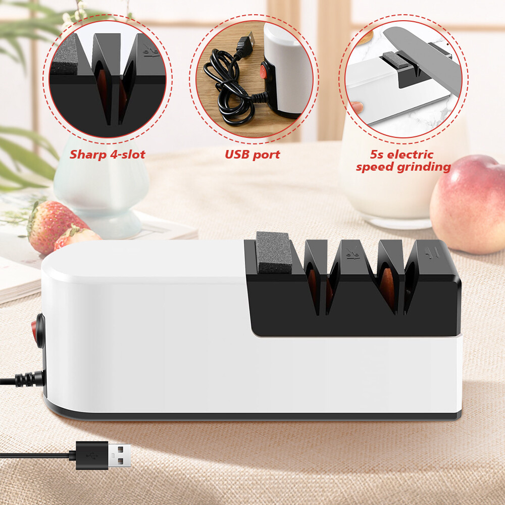 Electric Cutter Sharpener 3Speed Electric Blade Sharpener Household Kitchen Tool