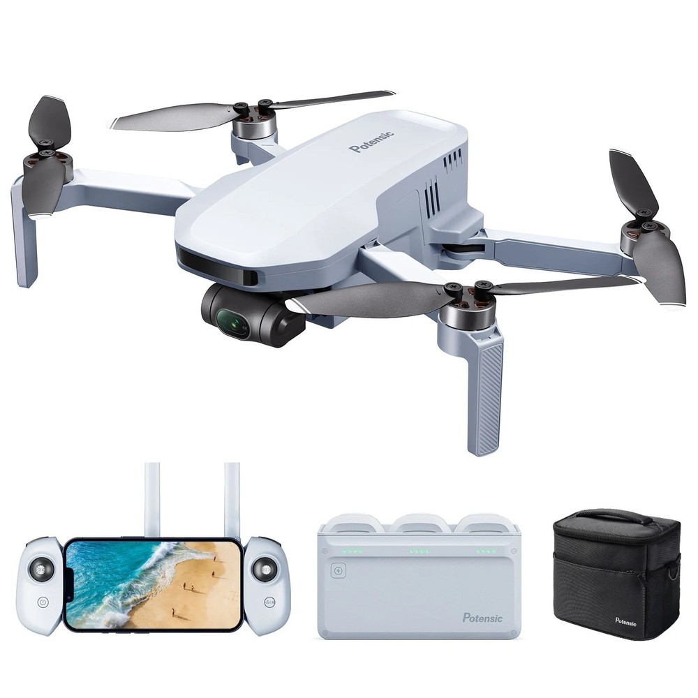 Potensic ATOM GPS Drone 3-Axis Gimbal FPV 4K Lightweight Foldable RC Quadcopters