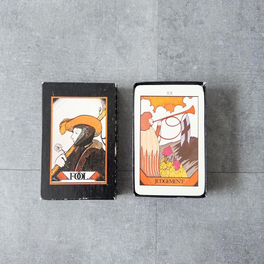 Vintage 1970 Aquarian Tarot Deck, Morgan Press - Complete Set