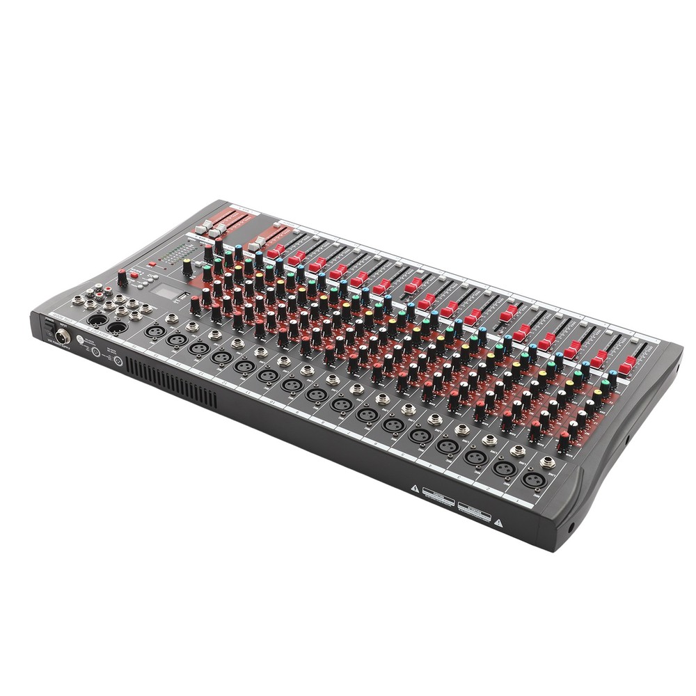 16 Channel Studio Audio Mixer USB Digital Sound Mixing Console Board Bluetooth