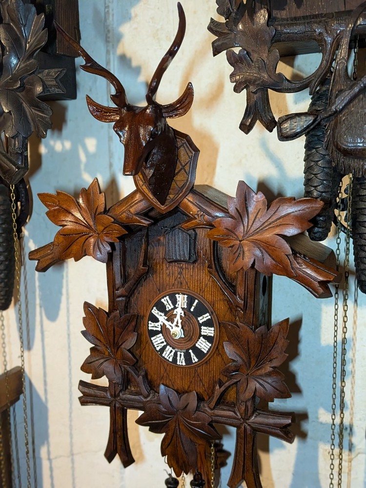 Splendid Antique Large Hunter Cuckoo Clock