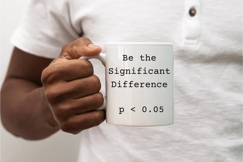 Statistics Mug Significant Difference Math Science Gift