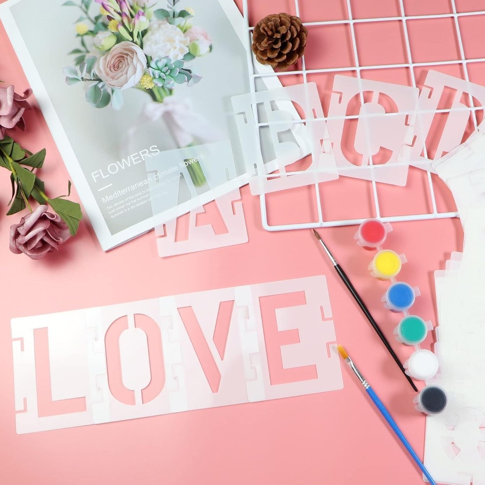 Reusable Alphabet Templates Kit, DIY Art Projects