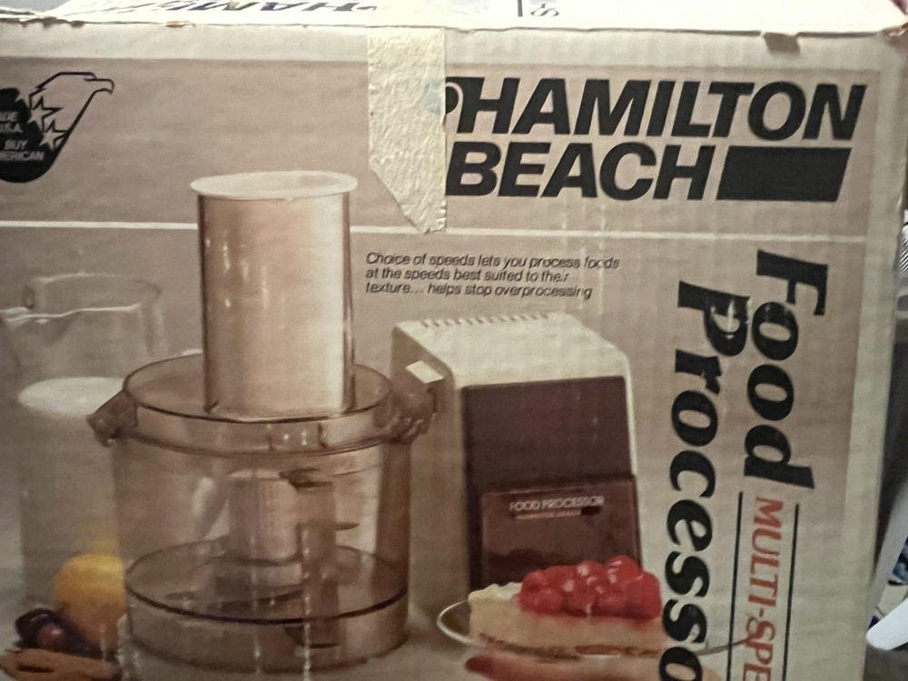 Vintage Hamilton Beach 702AL Food Processor