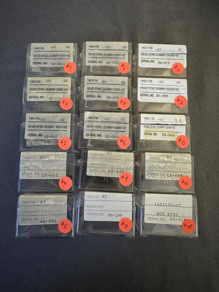 VINTAGE AMPEX HEAD REPLACEMENT KIT  Head Sync Dummy 1401170-07