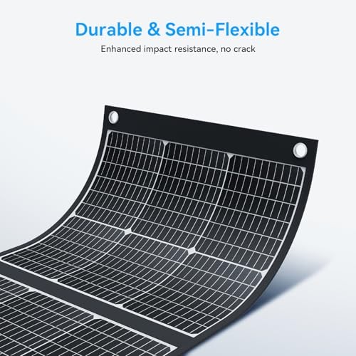 Ecosonique Portable Solar Panel for Most Power Stations, Foldable & 300W