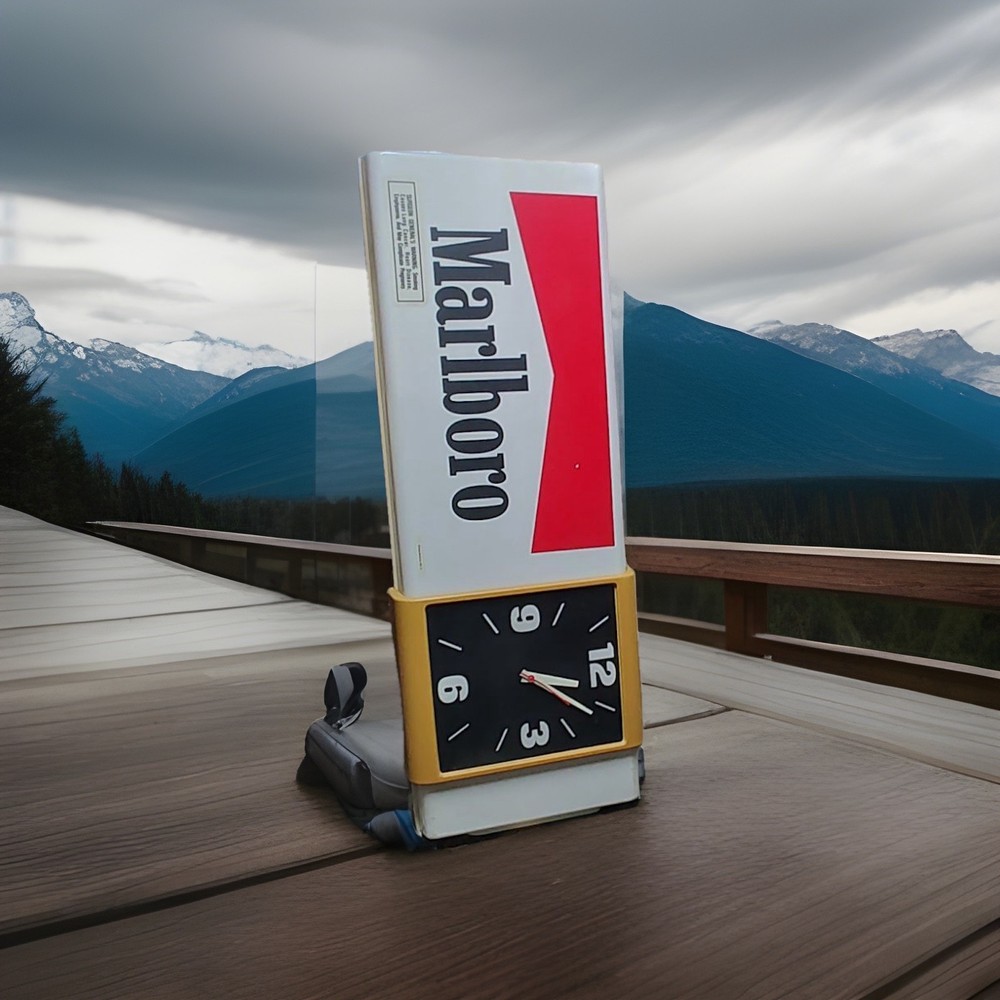 Marlboro Two Sided Clock