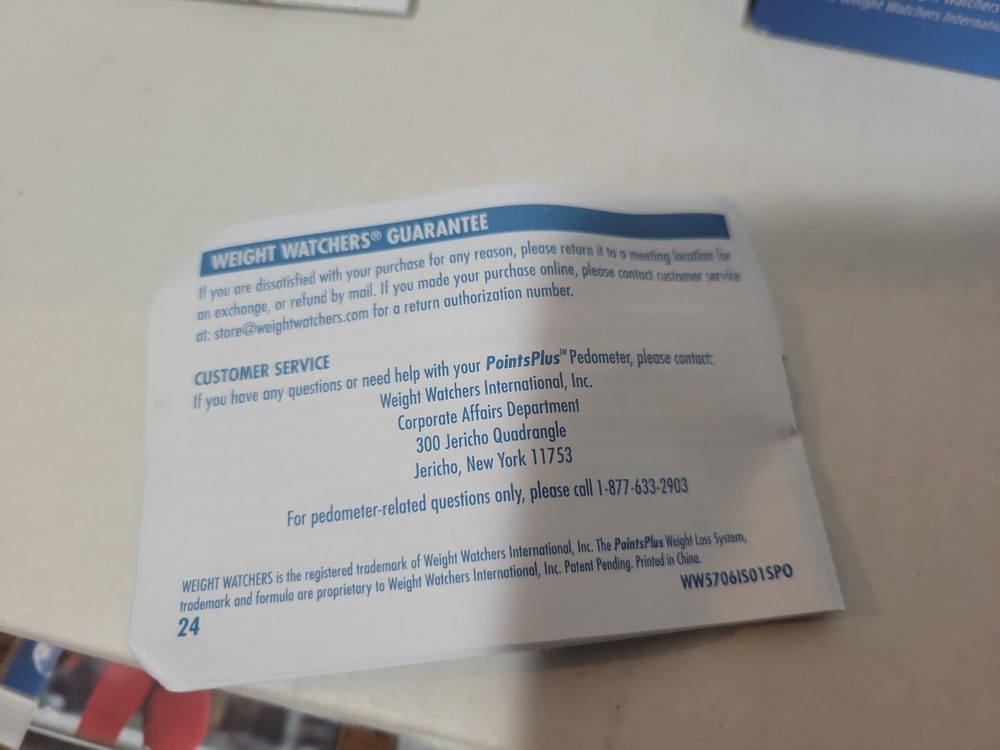 Weight Watchers Points Plus Pedometer, Walking Pedometer