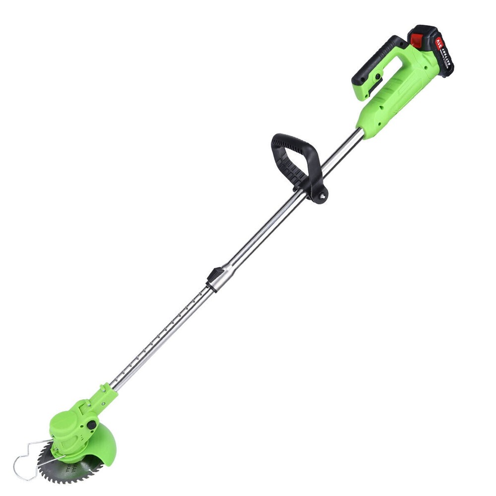 Cordless 600W Grass String Trimmer Lawn Edger Weed Eater Cutter + Battery