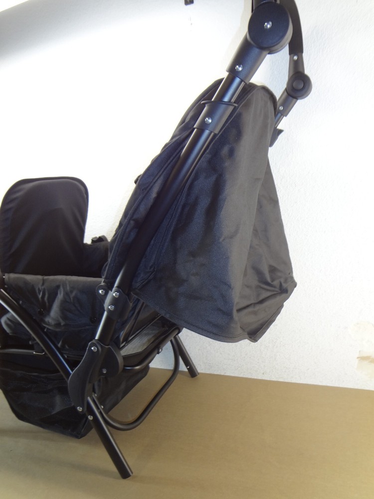 BABY JOY Double Foldable Baby Stroller, Tandem Stroller, adjustable, Black