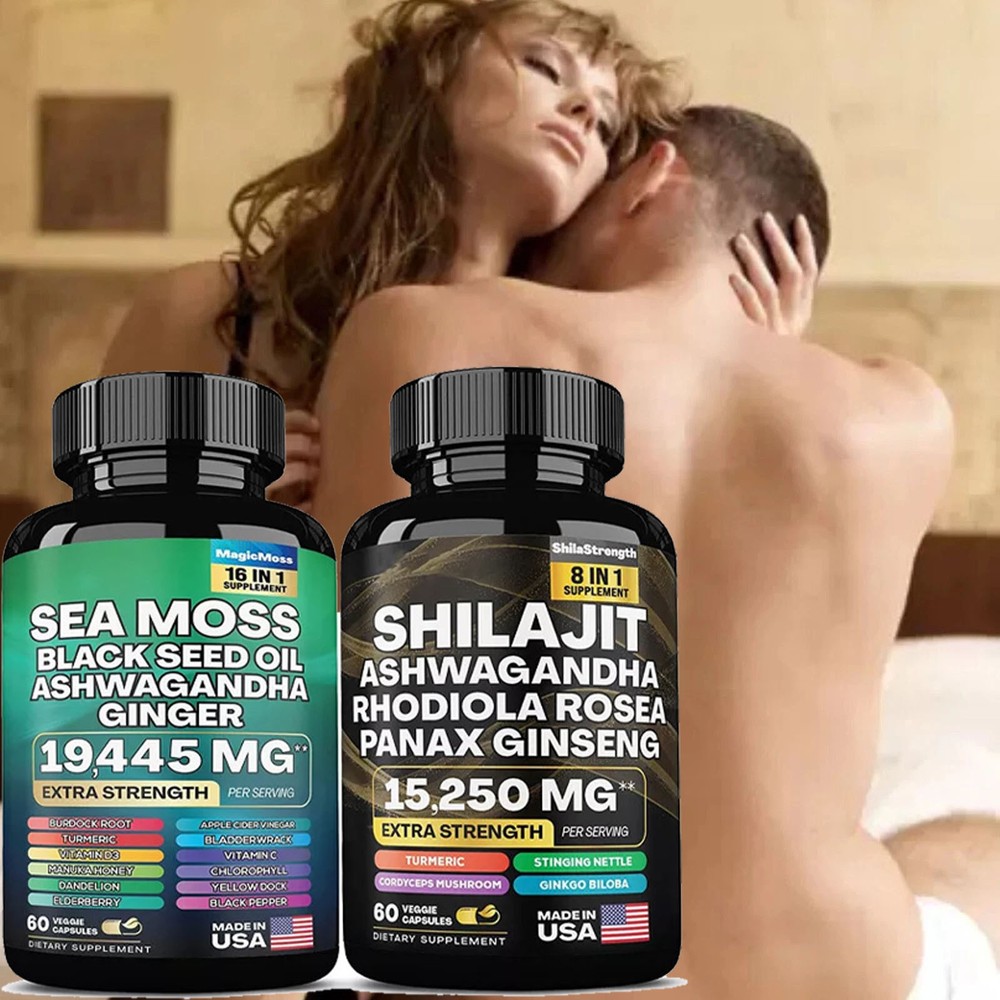 Original Dynamic Vitality Bundle-Sea Moss Multivitamin Shilajit Power Combo