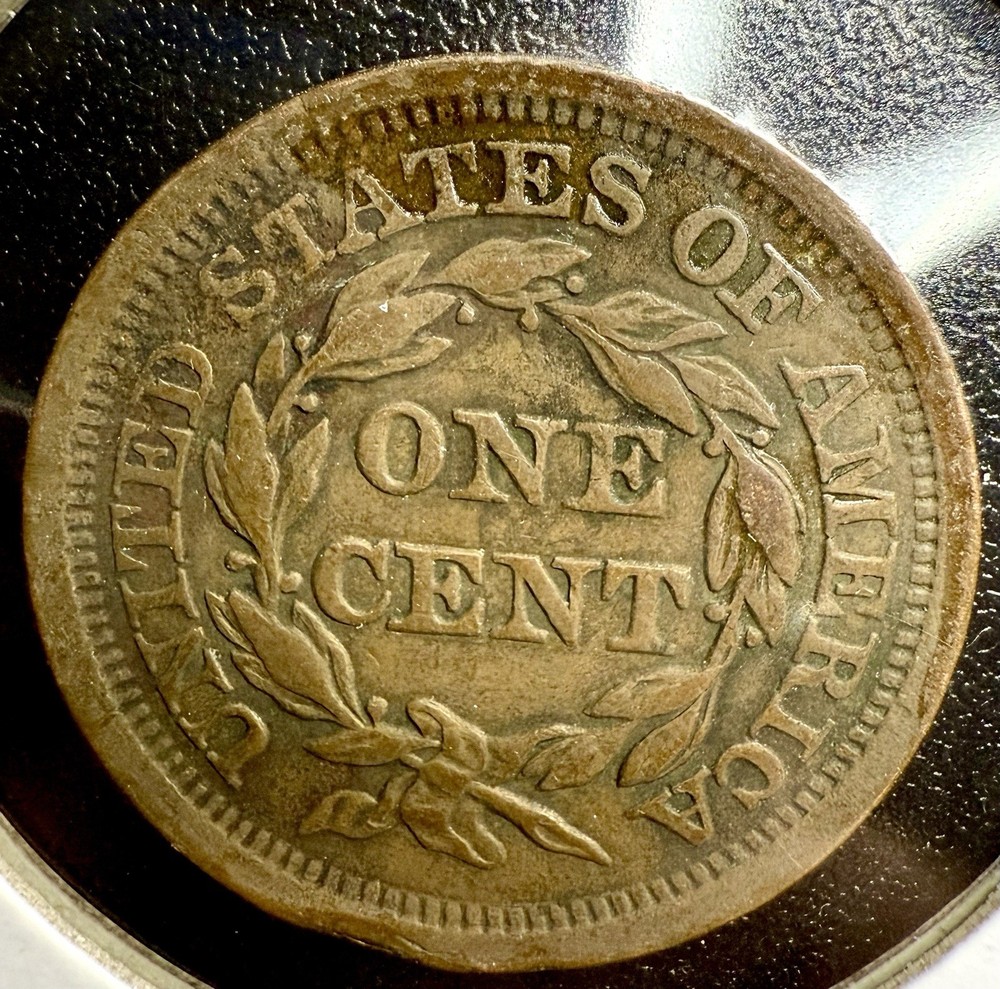 1854 Large Cent – Sharp Design, Minimal Wear