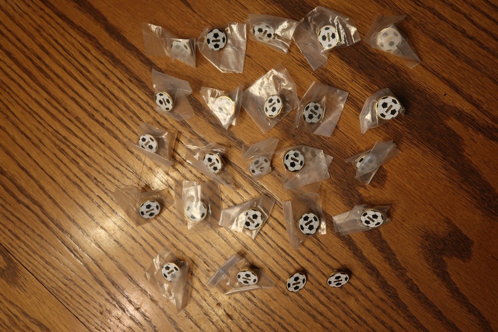 24 Soccer Ball Pins