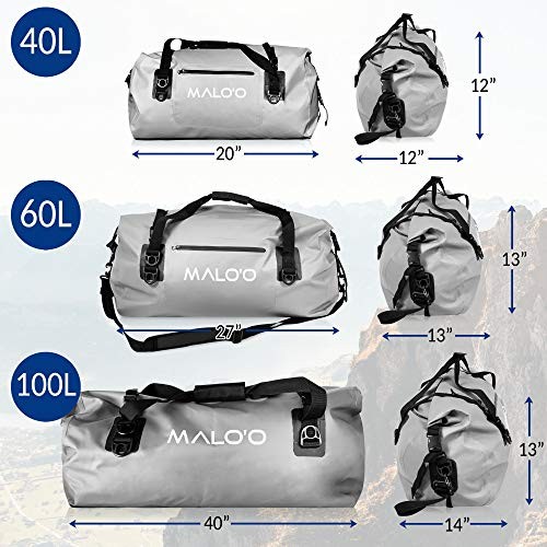 Roll-Top Duffle 60L Grey