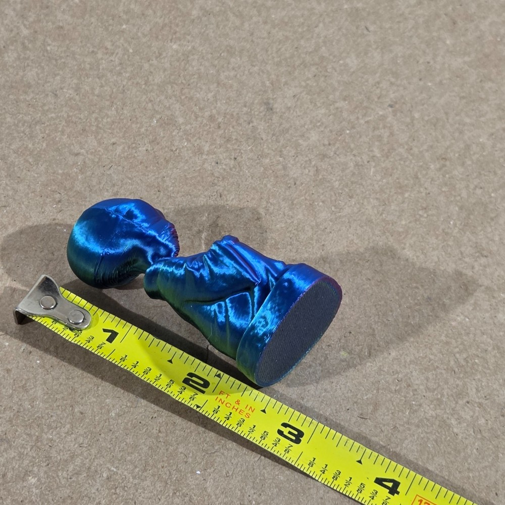 Alien Buddha Figurine 2" 3d printed plastic