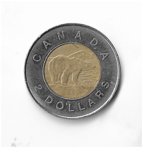 Canada - $2 Coin - 1996 - With Queen Elizabeth