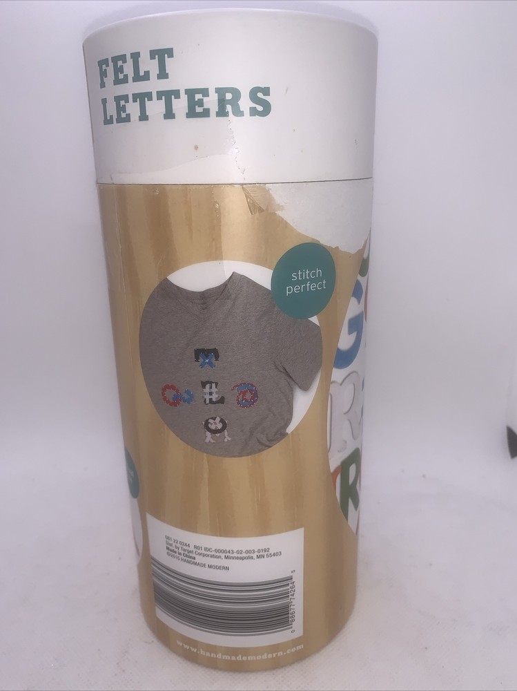 HAND MADE MODERN FELT LETTER SHAPES