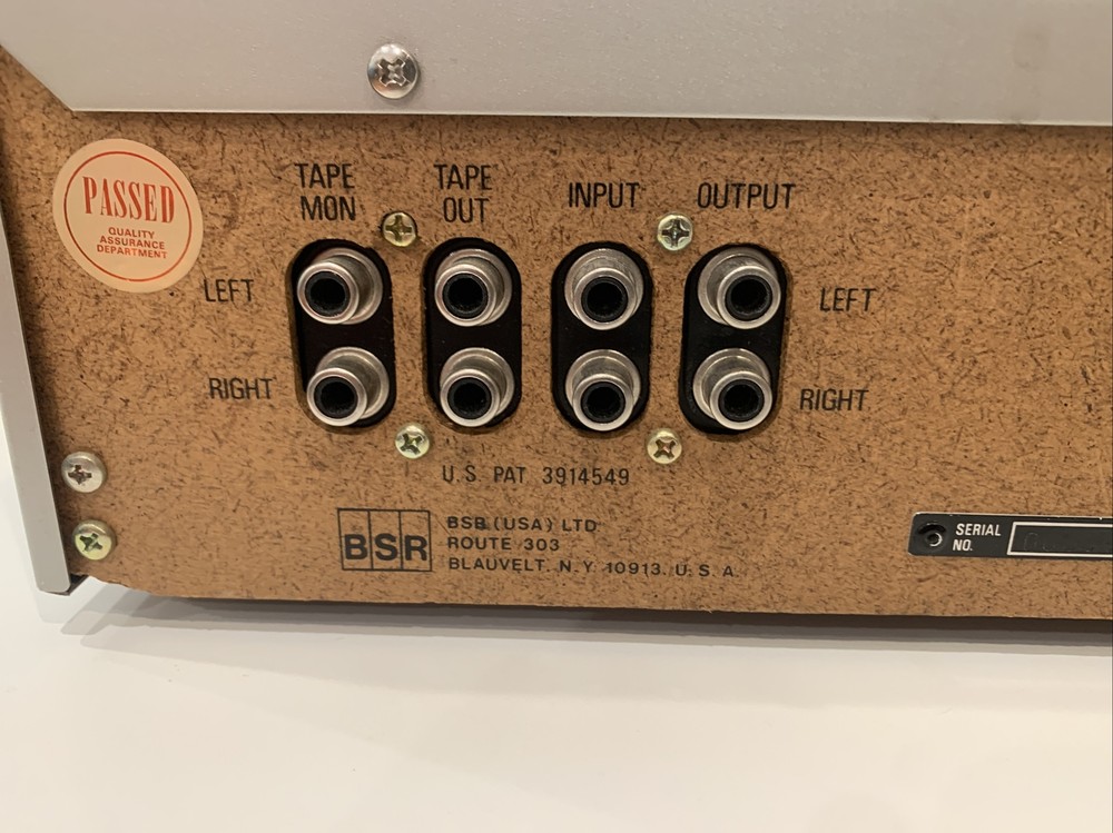 BSR EQ-II STEREO FREQUENCY EQUALIZER