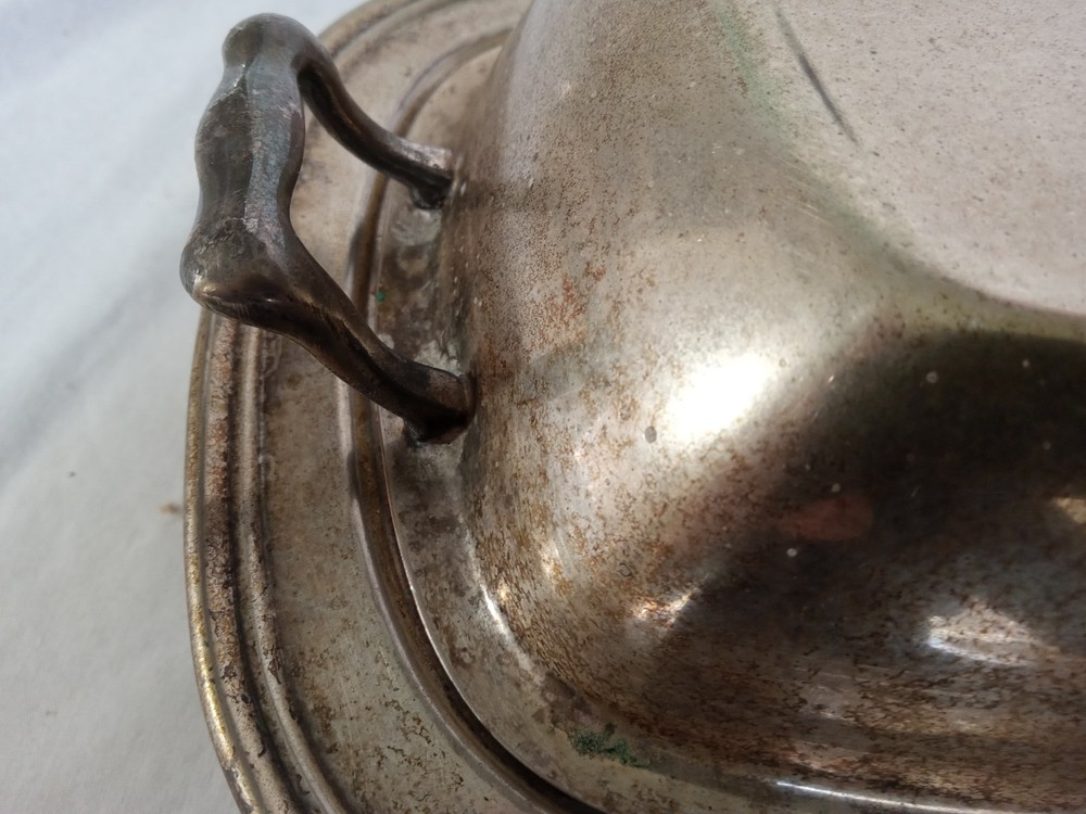 Covered Serving Dish Gotham Silverplate FREE SHIPPING