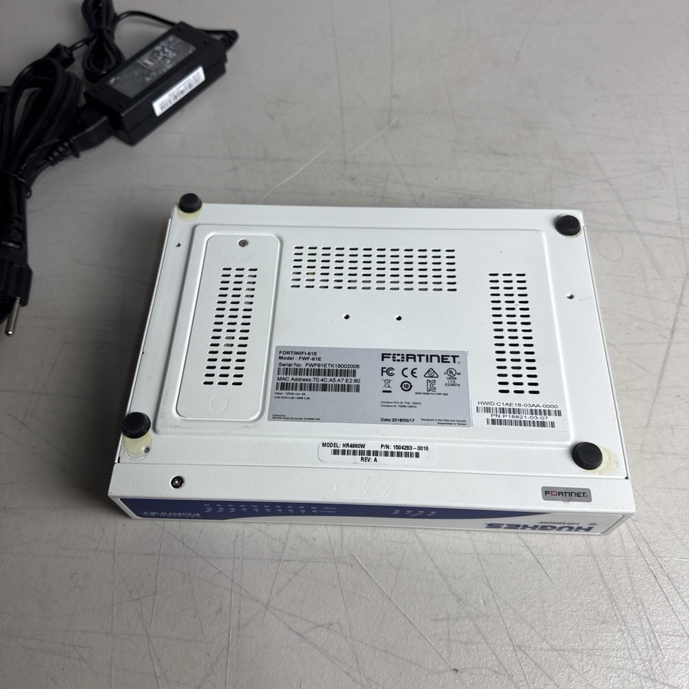 Fortinet FORTIWIFI-61E FWF-61E Network Security Firewall