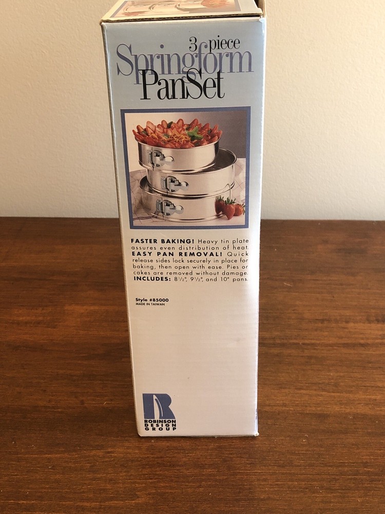 3 Piece Springform Pan Set Robinson Design Group Sliver