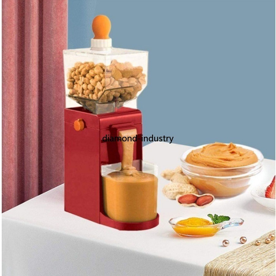 220V Sesame Peanut Butter Maker Nut Grinder Machine Electric Paste Mill