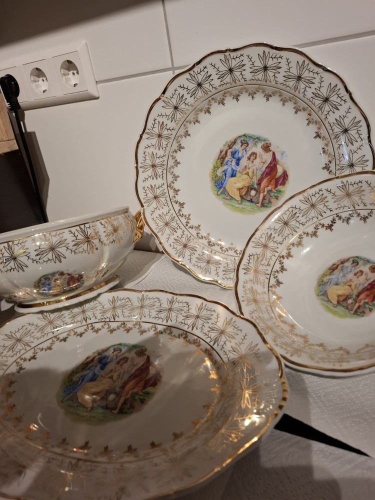 Vintage Three Graces Porcelain Dinnerware