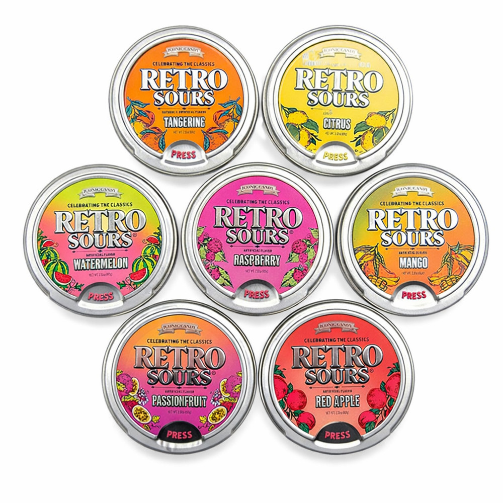 Retro Sours Hard Sour Candy