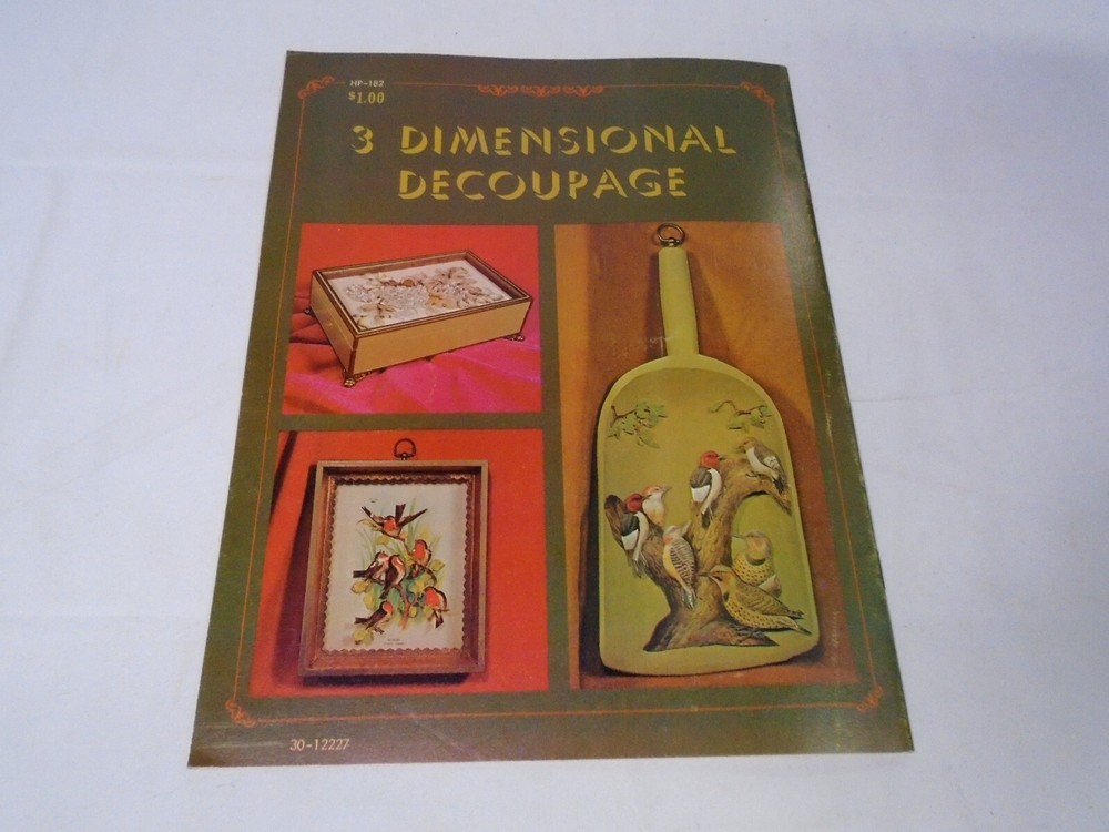 3 Dimensional Decoupage HP-182 Hazel Pearson Handicrafts
