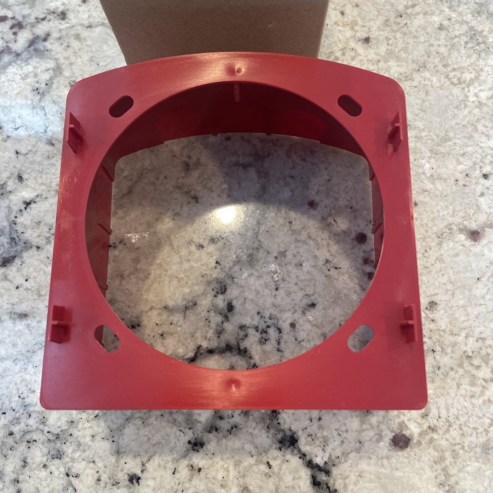 Simplex 4905-9941 Red Surface Mount Adapter Skirt