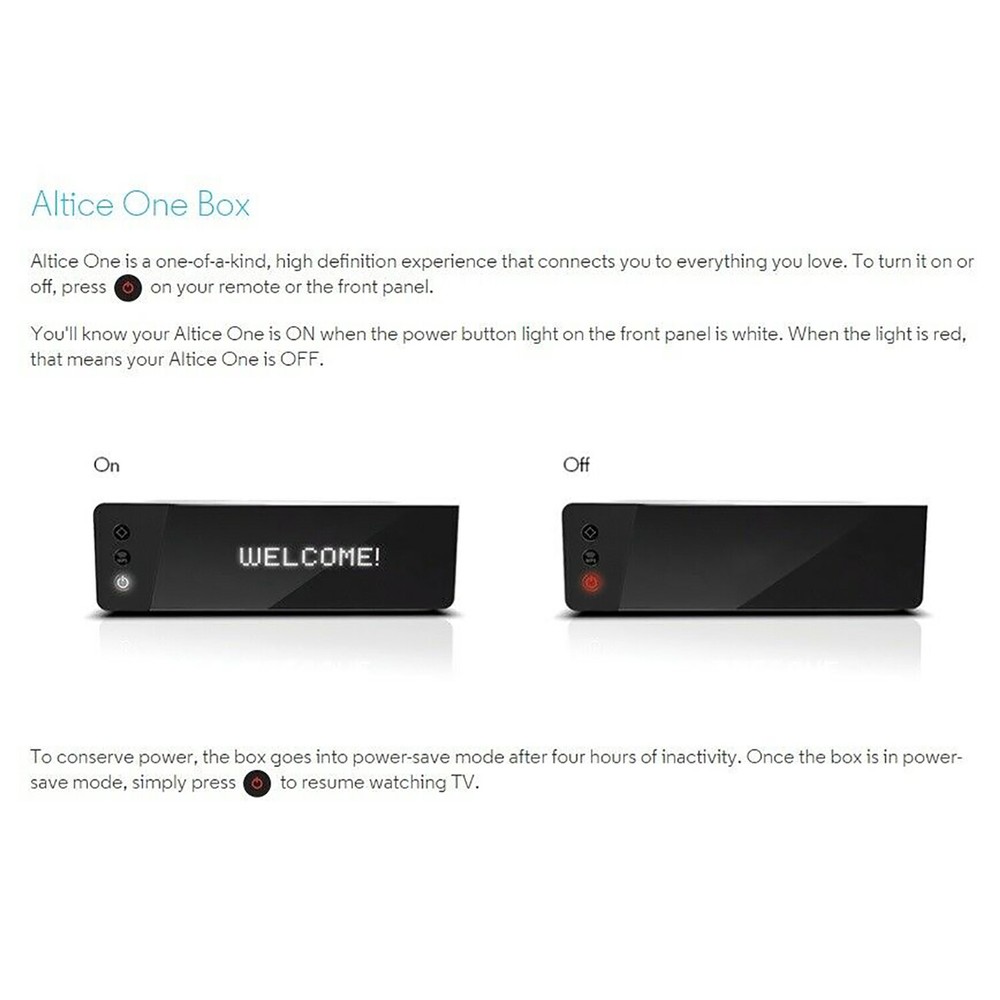 Latest Altice Optimum Cablevision Bluetooth Remote Control New with Batteries