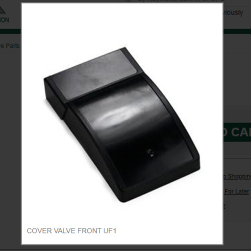 COVER VALVE FRONT UF1 # 1956