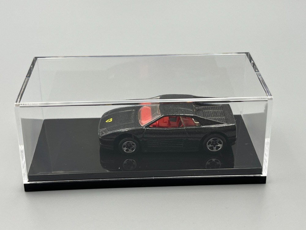 Quality Car Display Case Black Plastic Base 1/64 scale