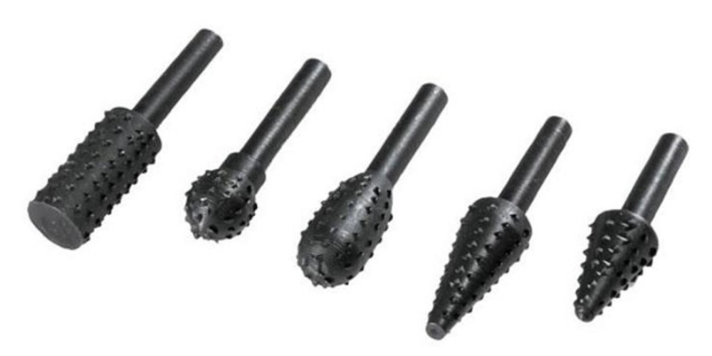 Set 5 rotary rasps Valex