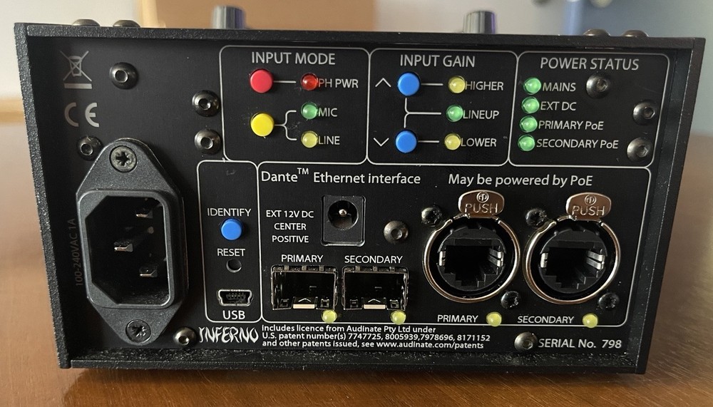 Glensound Inferno Commentator’s Console with Dante Connectivity
