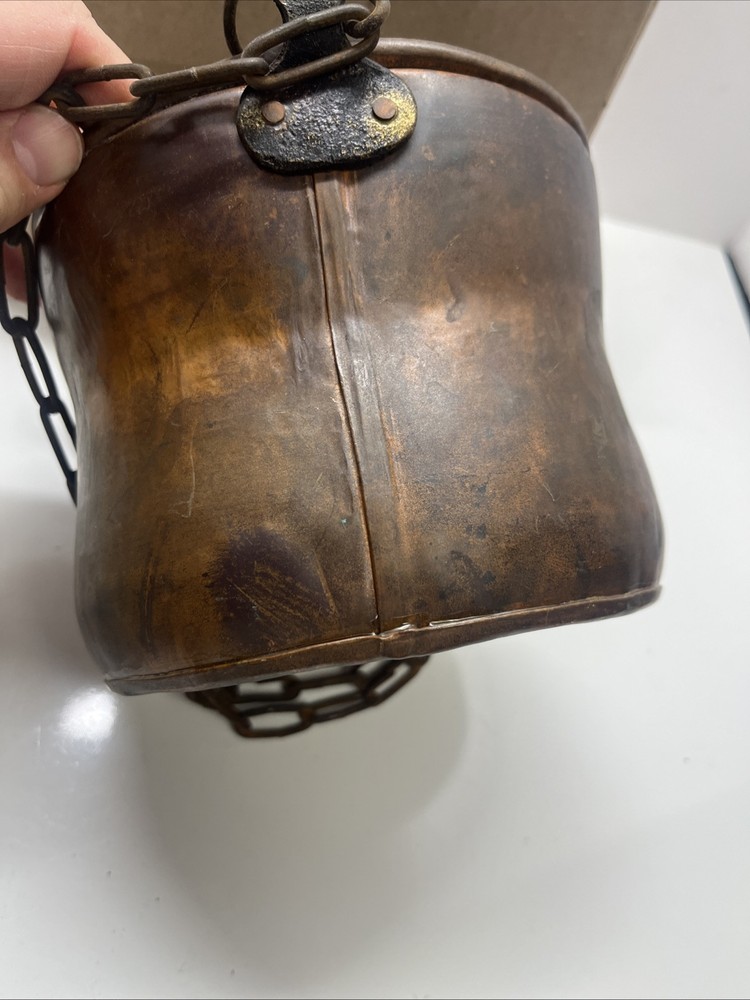 Antique Copper Hanging Pot